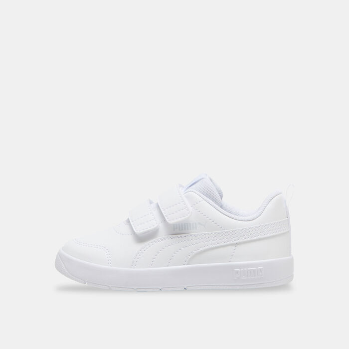 PUMA Kids' Courtflex V3 Velcro Shoes White image number 0