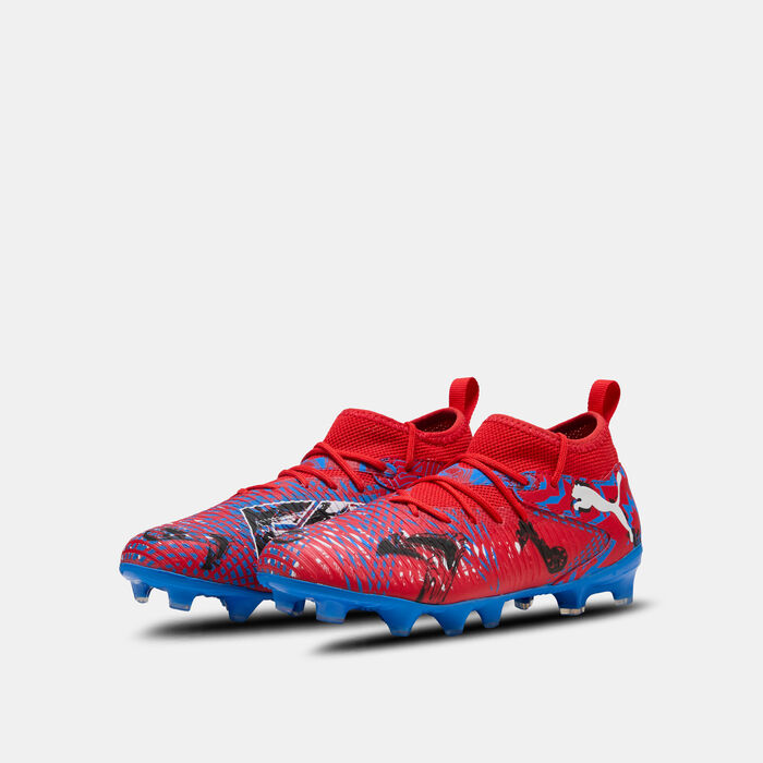 PUMA Kids' FUTURE 8 MATCH PLAYMAKERS Firm Ground/Artificial Ground Football Shoes Red image number 1