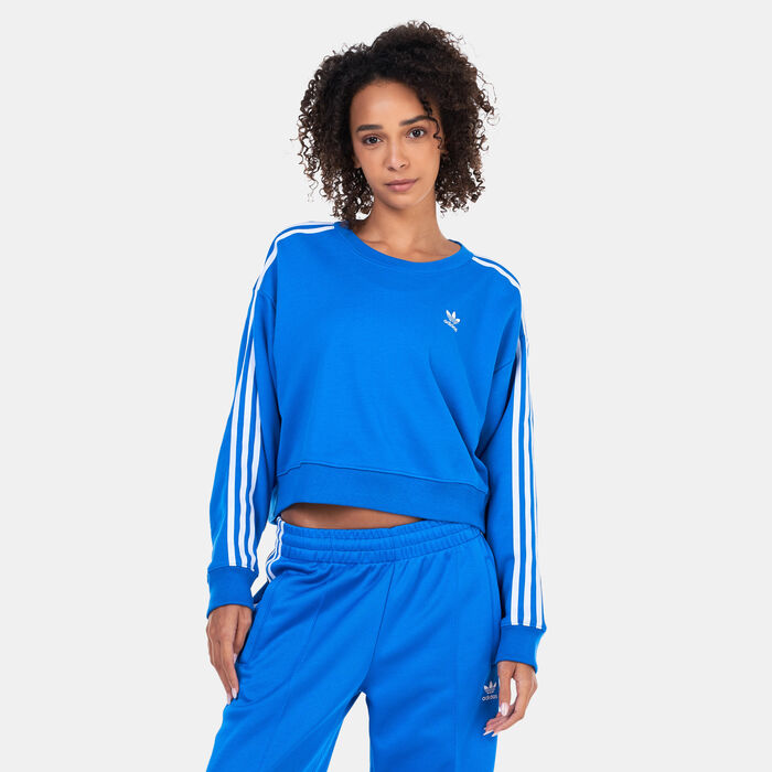adidas Originals Women's Adicolor Classic Sweatshirt Blue image number 0