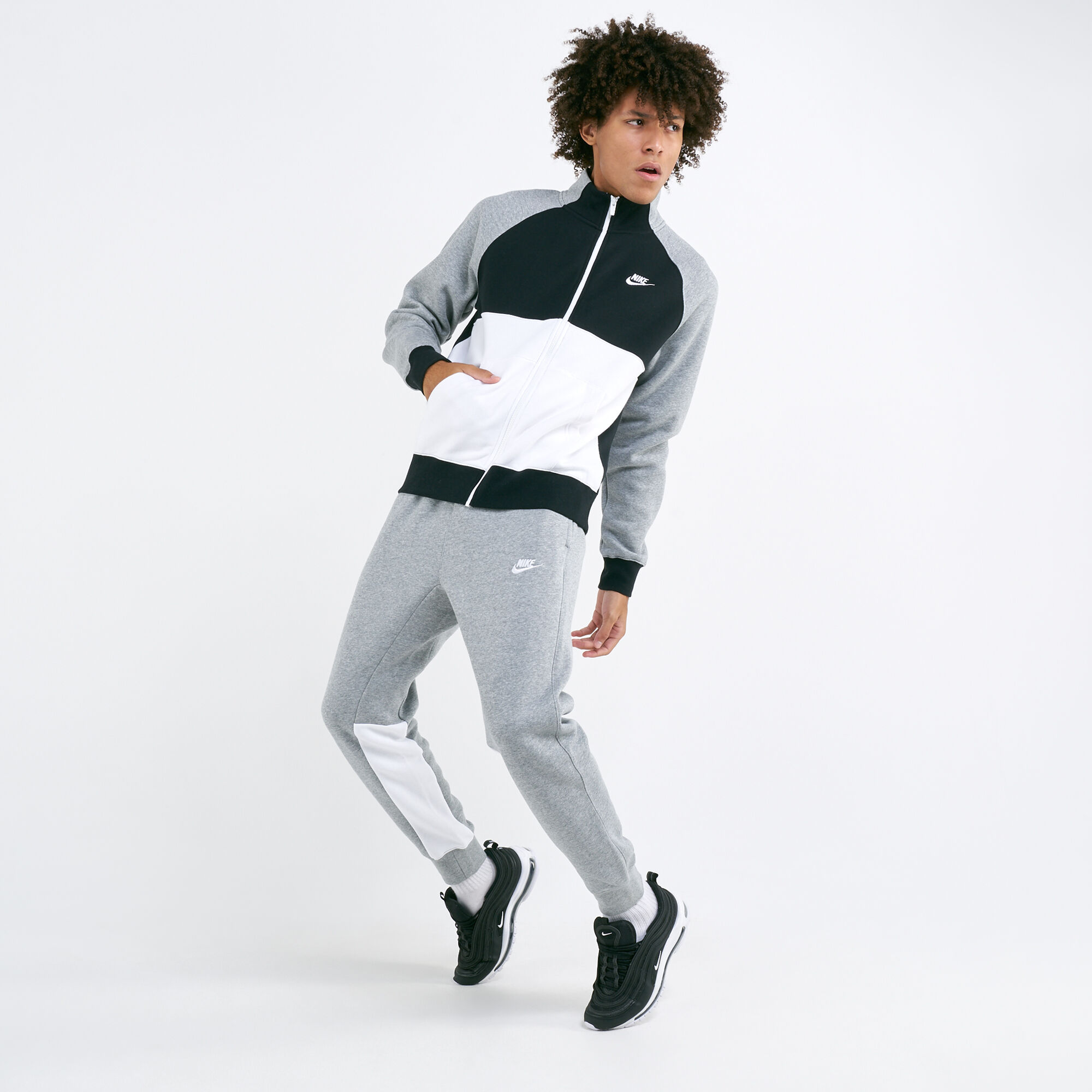 nike sportswear fleece tracksuit