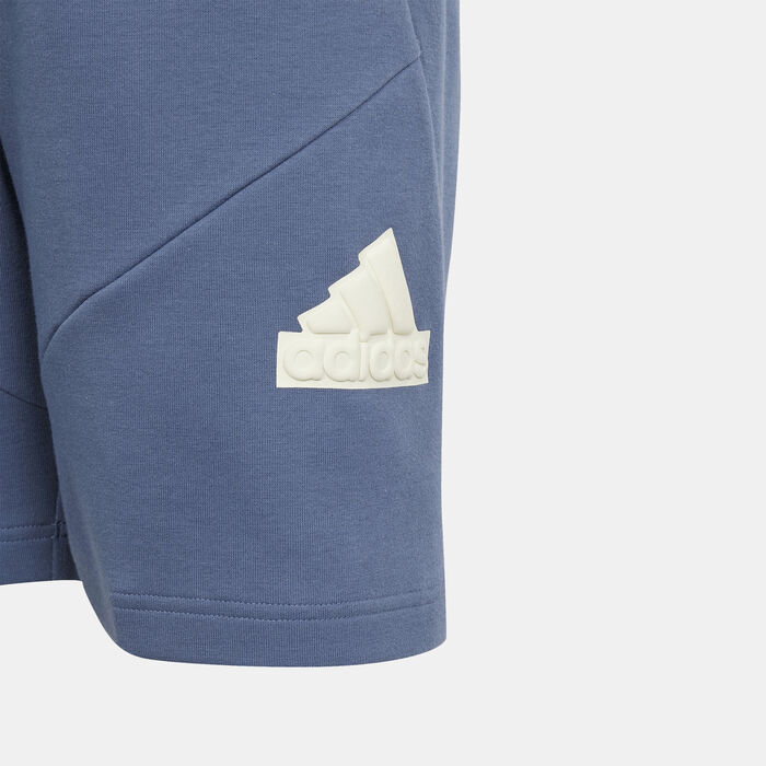 adidas Kids' Future Icons Logo Shorts Grey image number 3