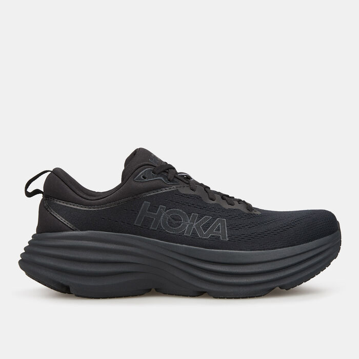 Buy HOKA Men's Bondi 8 Running Shoe Black in Dubai, UAE -SSS