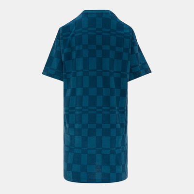 Vans Women's Center Vee Print T-Shirt Dress Blue