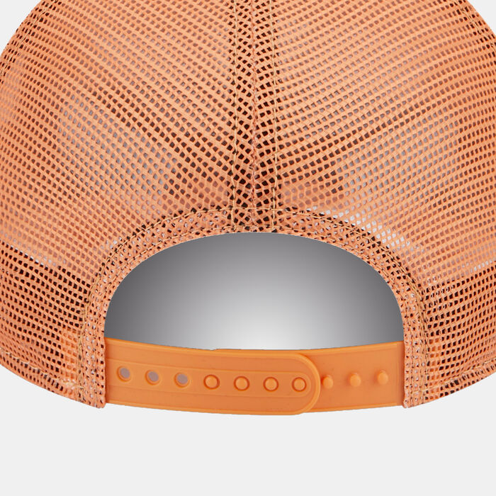 New Era Men's League Essentials New York Yankees Trucker Cap Orange image number 1