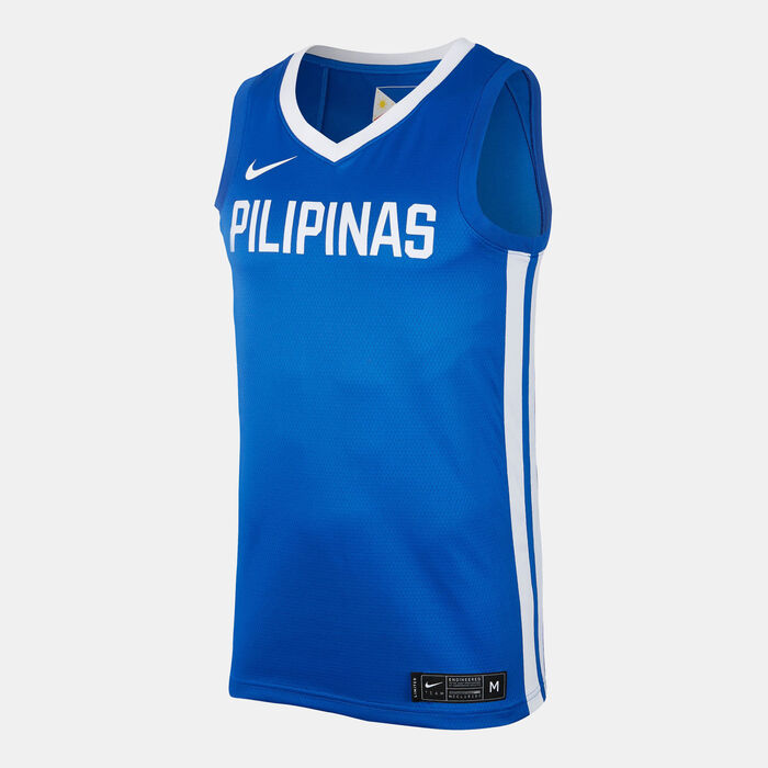 Nike Men's Dri-FIT Philippines Basketball Jersey Blue image number 0