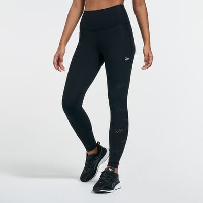 Buy Reebok Womens Linear Logo Leggings Compression Athletic Pants