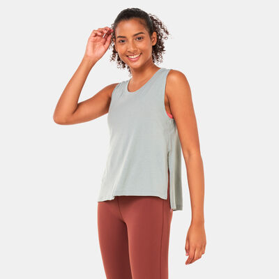 Nike Women's Yoga Dri-FIT Tank Top Grey