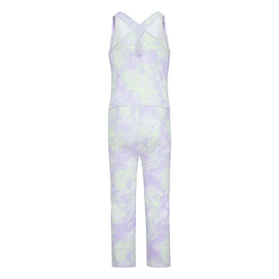 Nike Kids' Printed Club Wide-Leg Jumpsuit Purple