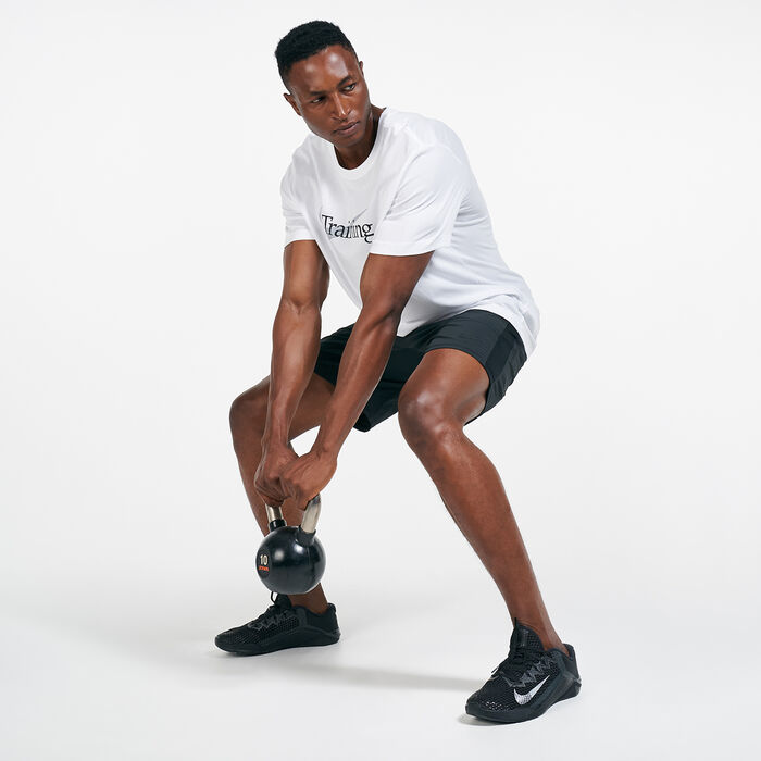 Nike Men's Dri-FIT Training T-Shirt White image number 2