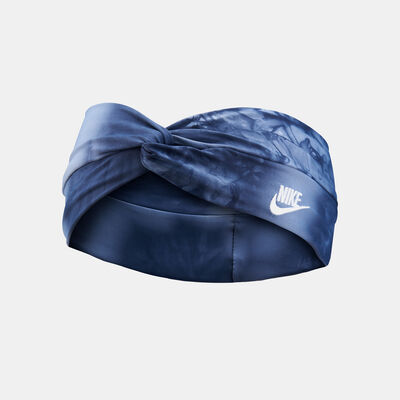 Nike Women's Twist Knot Headband Blue