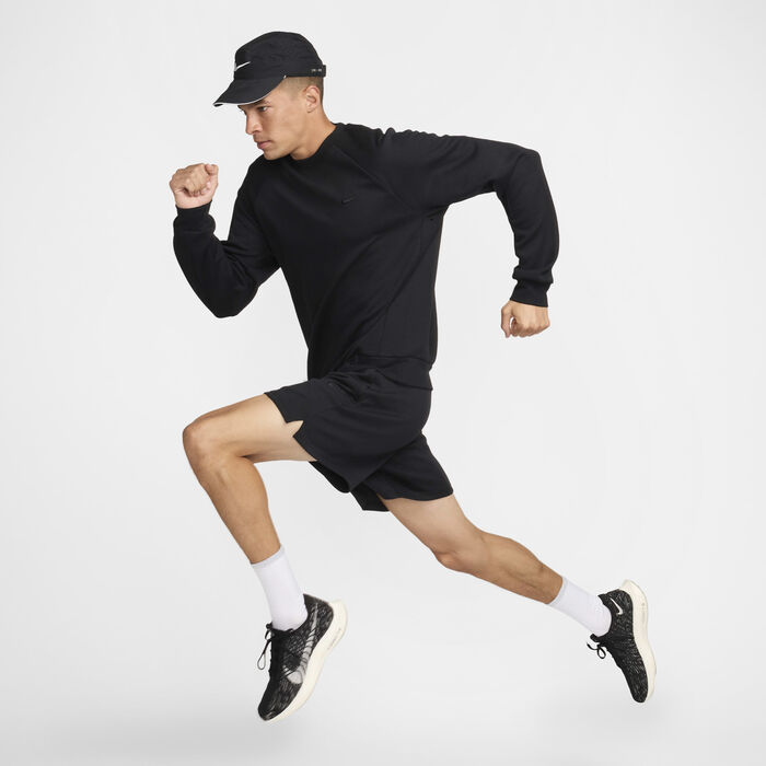 Nike Men's Primary Fleece Dri-FIT UV Performance Sweatshirt Black image number 7