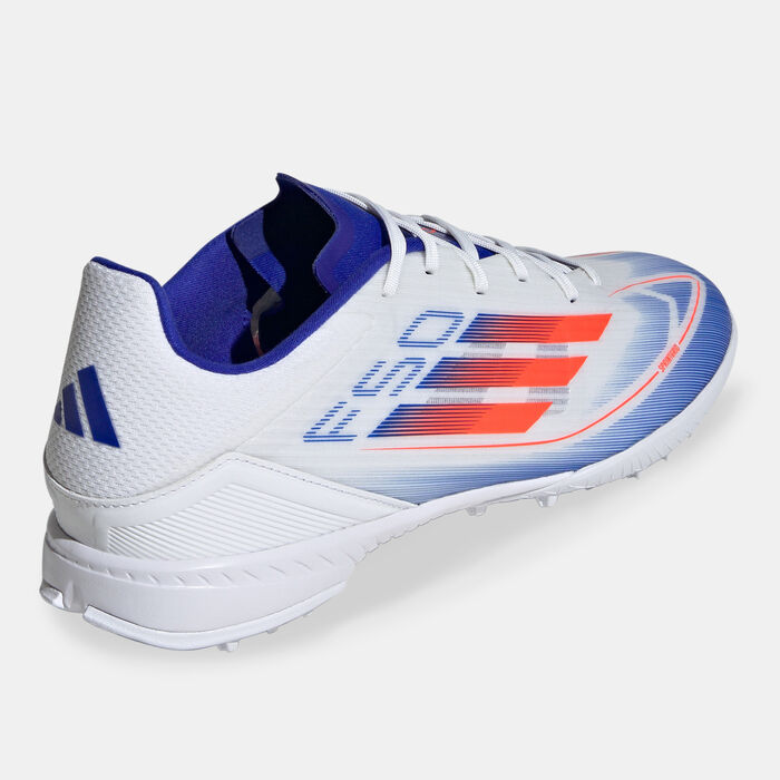 adidas Men's F50 League Turf Ground Football Shoes White image number 2