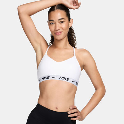 Nike Women's Indy Light-Support Training Sports Bra White