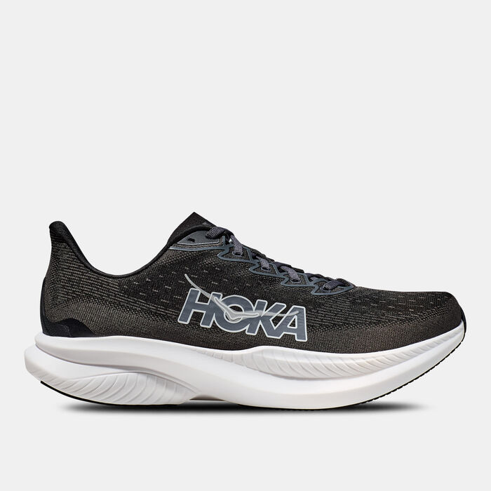 HOKA Men's Mach 6 Wide Running Shoes Black image number 0