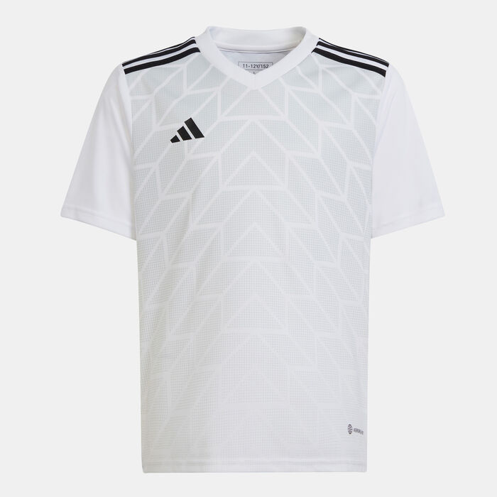adidas Kids' Team Icon 23 Football Jersey White image number 0