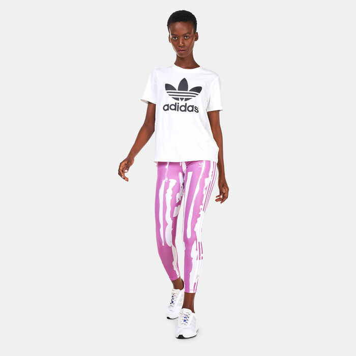 adidas Originals Women's 7/8 Leggings Pink image number 2