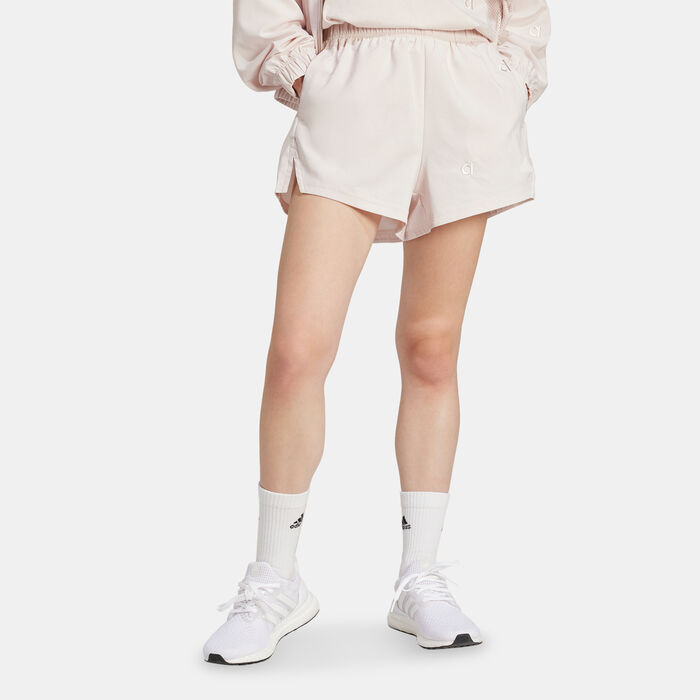 adidas Women's Embroidery Shorts Pink image number 0