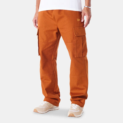 New Era Men's Logo Cargo Pants Brown