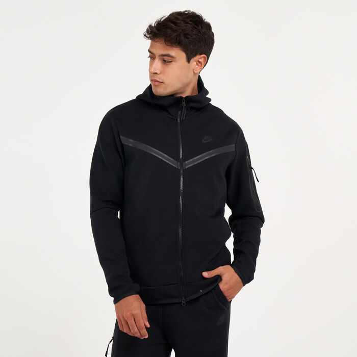 Buy Nike Men's Sportswear Tech Fleece Full-Zip Hoodie Black in Dubai ...