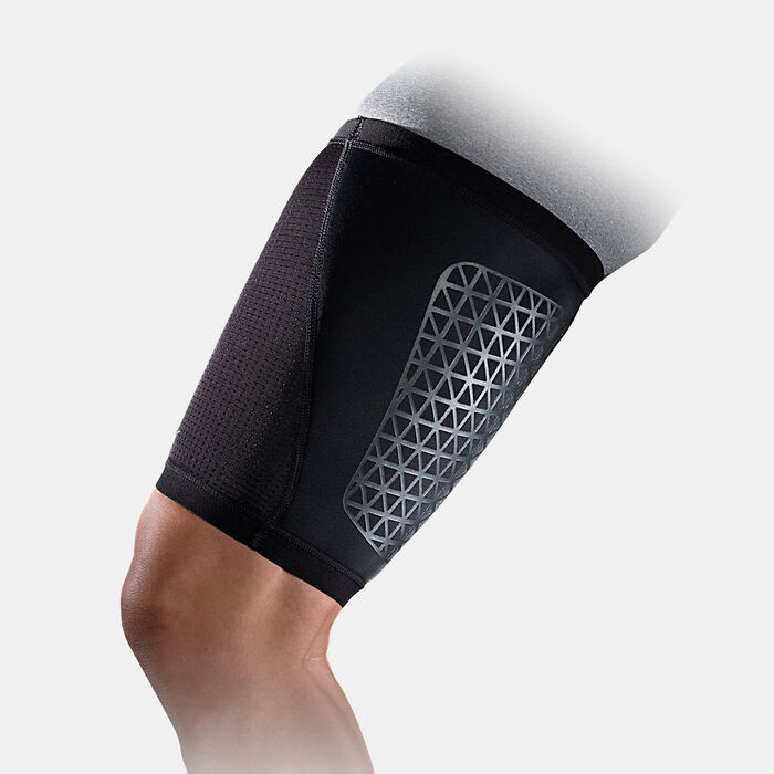 Buy Nike Pro Combat Hyperstrong Thigh Sleeve (L) Black in Dubai
