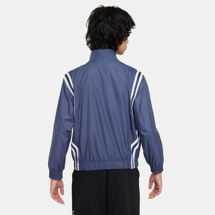 Nike Kids' Crossover Repel Basketball Jacket Blue image number 1