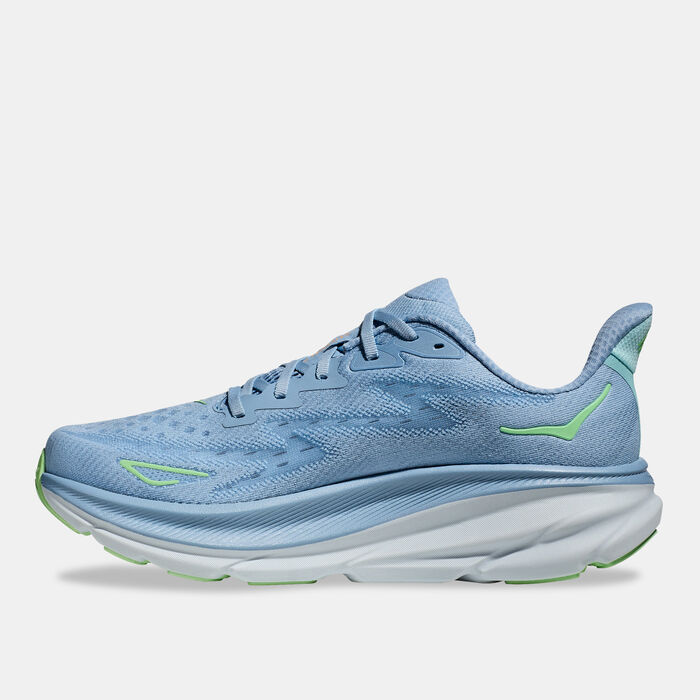 HOKA Men's Clifton 9 Running Shoe Blue image number 5