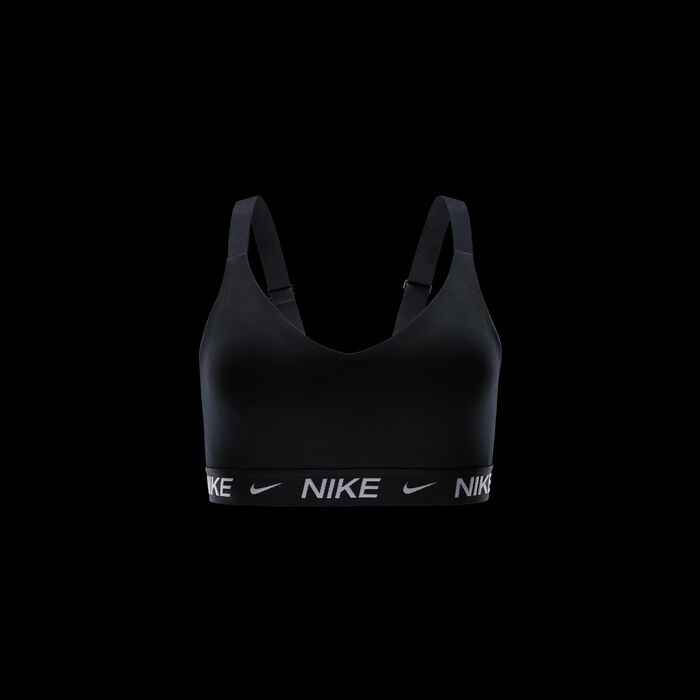 Nike Women's Indy Medium-Support Sports Bra Black image number 5