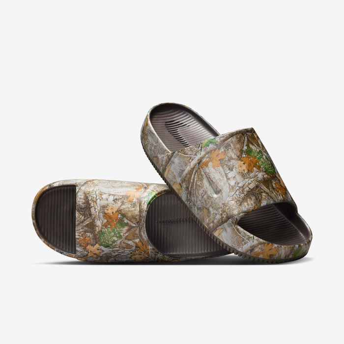 Nike Men's Calm RealTree Slides Brown image number 0