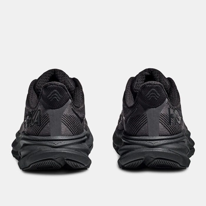 HOKA Men's Clifton 9 Running Shoe Black image number 6
