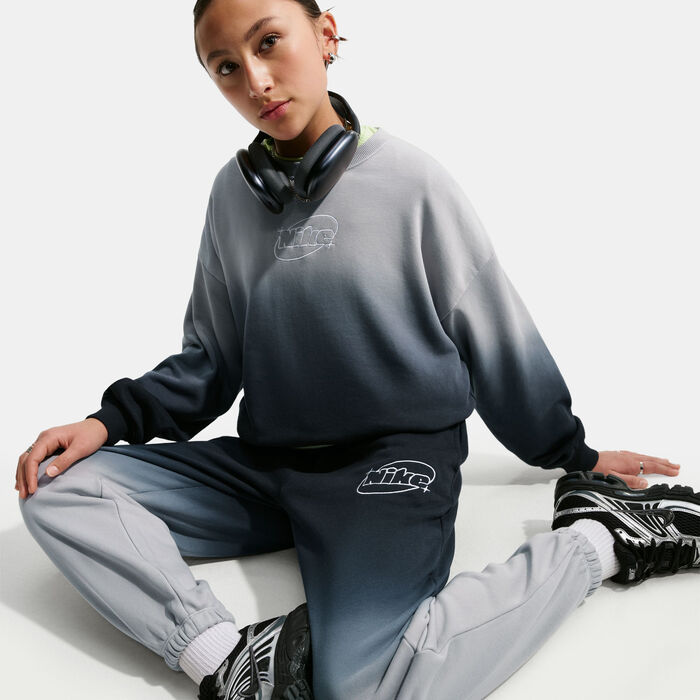 Nike Kids' Sportswear Studio Fleece Pants Grey image number 5