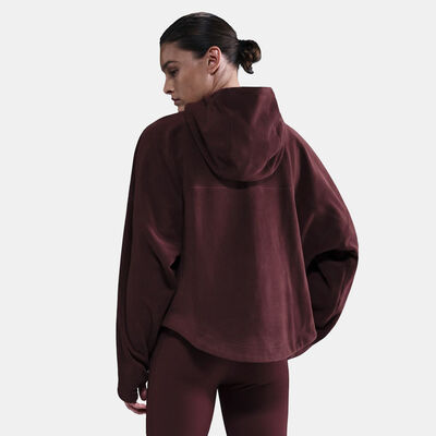 Nike Women's One Therma-FIT Full-Zip Top Brown