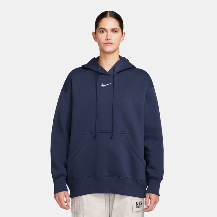Nike Women's Sportswear Phoenix Fleece Hoodie Blue image number 0