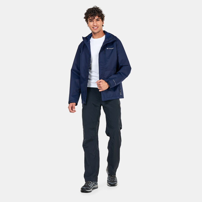 Columbia Men's Hikebound&trade; Rain Jacket Blue image number 2