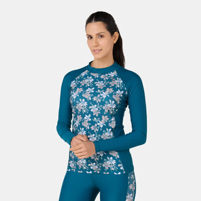 COEGA Women's Long-Sleeve Swimming Rashguard Green