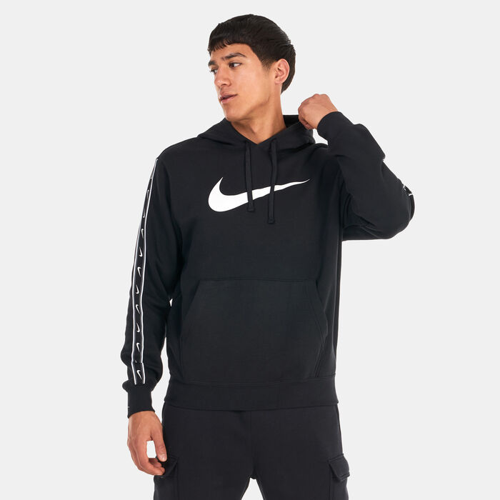 Buy Nike Men's Sportswear Repeat Pullover Fleece Hoodie Black in Dubai ...