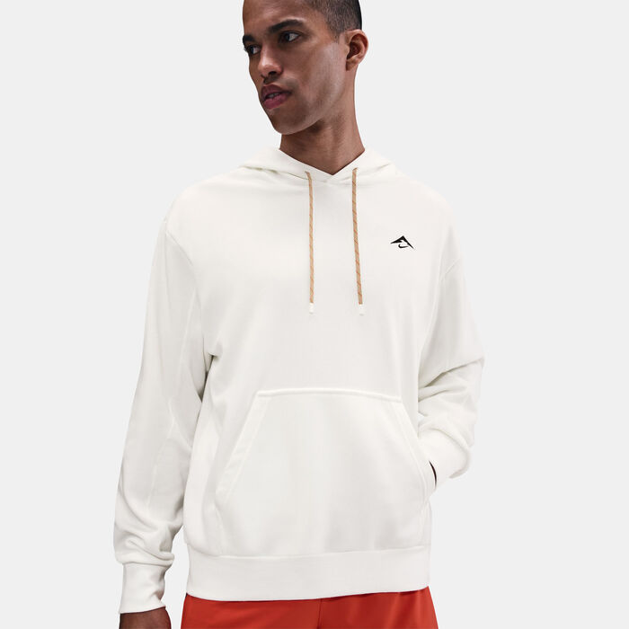 Nike Men's Trail Dri-FIT Magic Hour Running Hoodie White image number 3