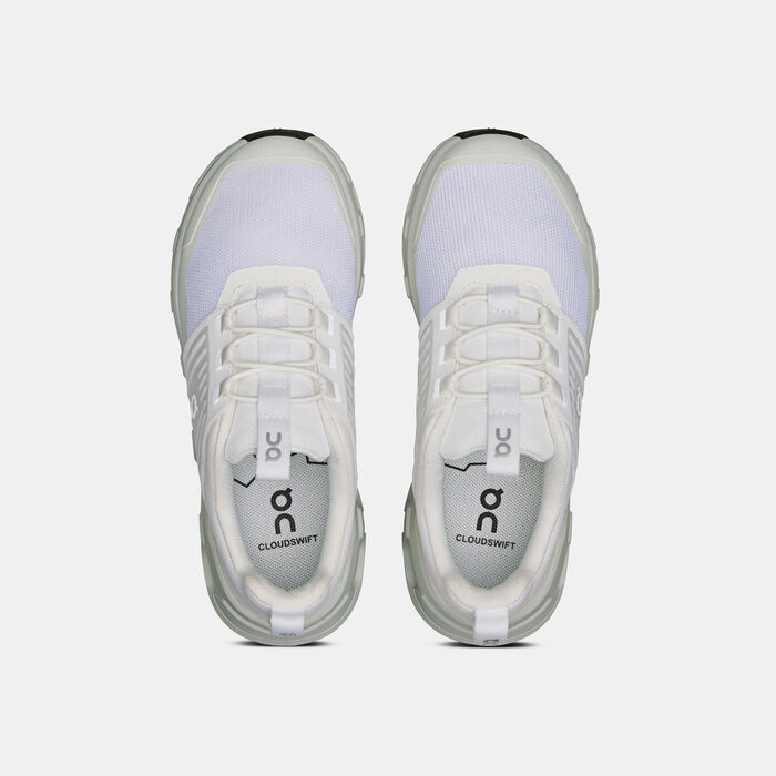 On Kids' Cloudswift Running Shoes White image number 3