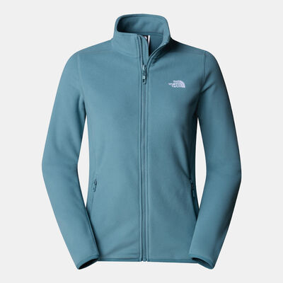 The North Face Women's 100 Glacier Fleece Hiking Jacket Blue
