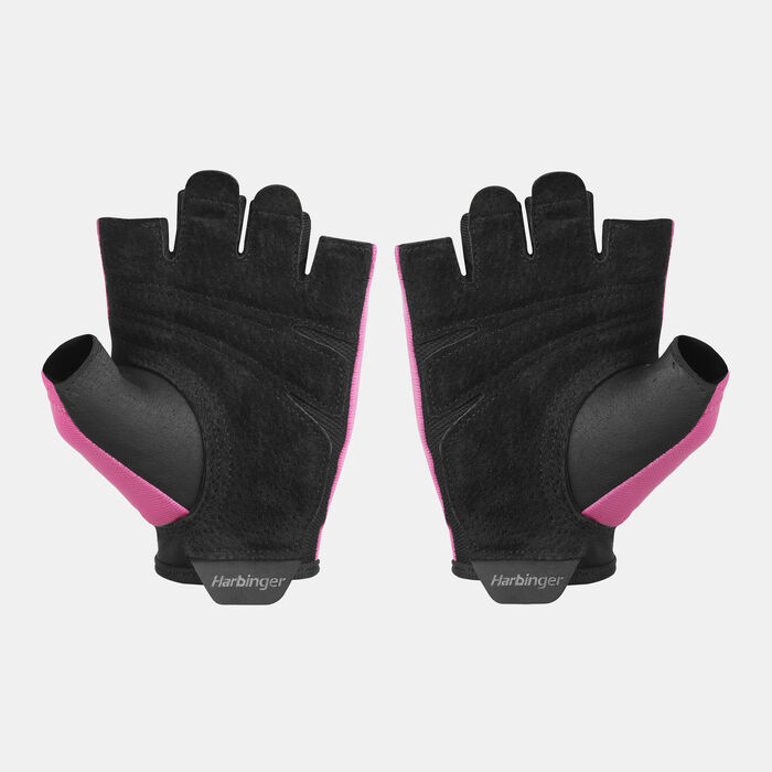 Harbinger Women's Power Training Gloves Pink image number 1