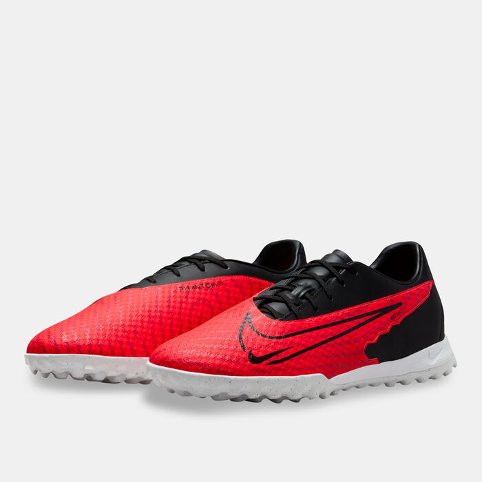 Nike Men's Phantom GX Academy Turf Ground Football Shoe Red image number 1