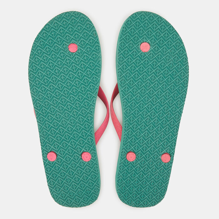 Chupps Men's Banana Leaf Flip Flops Green image number 1