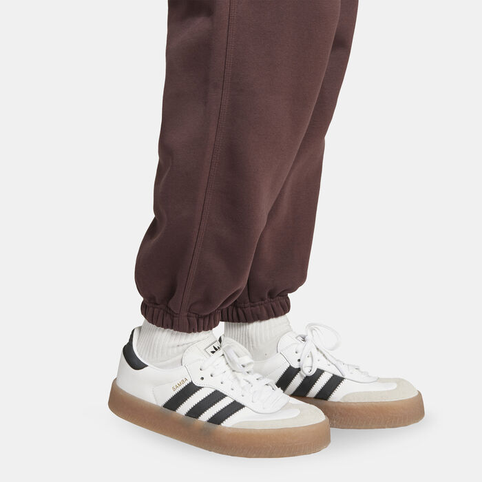adidas Originals Women's Essentials Fleece Cargo Joggers Brown image number 4