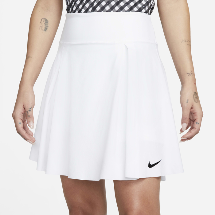 Nike Women's Dri-FIT Advantage Long Golf Skirt White image number 1
