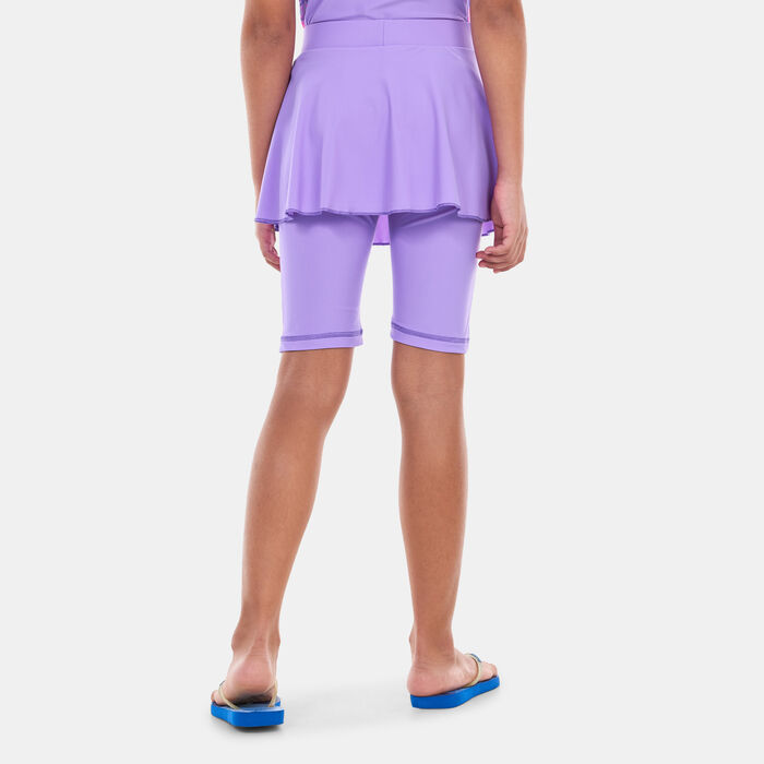 COEGA Kids' Skirted Swim Long Shorts Purple image number 1