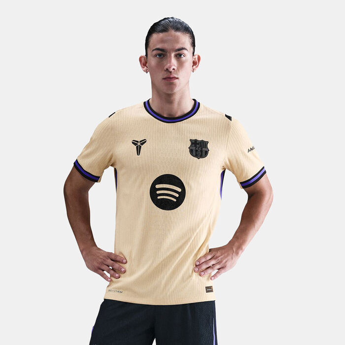 Nike Men's FC Barcelona x Kobe 25/26 Away Authentic Football Jersey Yellow image number 0