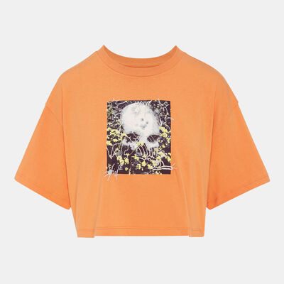 Vans Women's Skate Classics Crop Top Orange