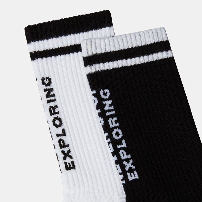 The North Face Everyday Crew Socks (2 Pairs) Black image number 1