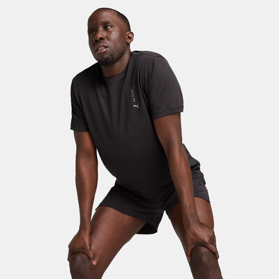 PUMA Men's Graphic Running T-Shirt Black