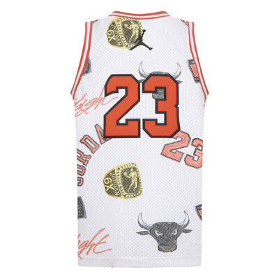 Nike Kids' 23 Printed Jersey White