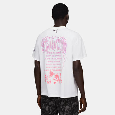 PUMA Men's LaMelo World Tour-Nament T-Shirt White
